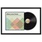 Americanflat 25x16.5 Vinyl Record & Album Art Picture Frame - Includes Double Black and White Mat with Mounting Board - Record Album Frame - Shatter Resistant Glass - Hanging Hardware - Black